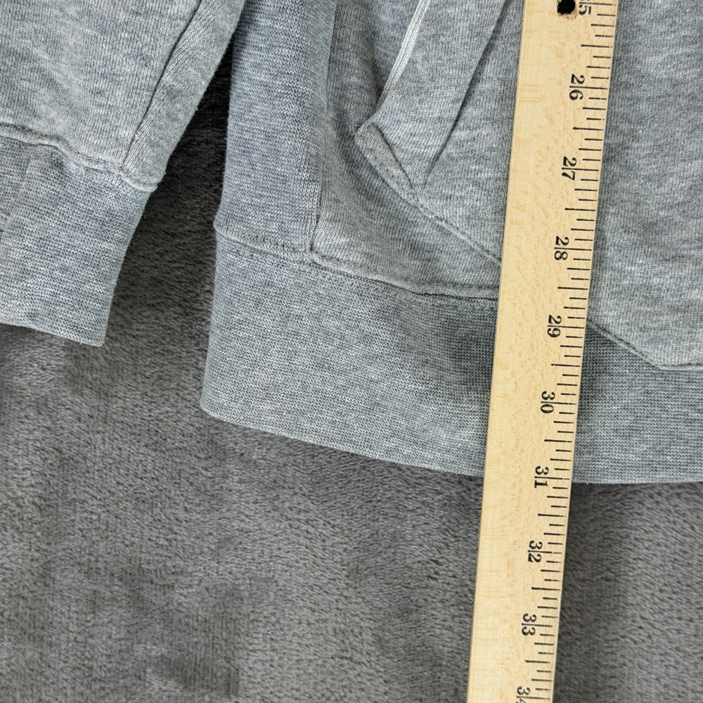 Analog AG Crux Hoodie Mens Medium Gray Yellow Logo Fleece Pullover 172361 - Picture 6 of 14